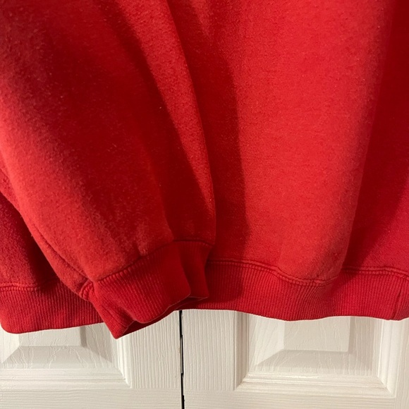 Bugle Boy 1977 Women's Red Medium Sweatshirt Long Sleeve - Picture 7 of 9